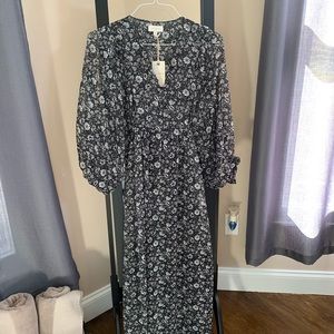 NWT fun flowy maxi dress